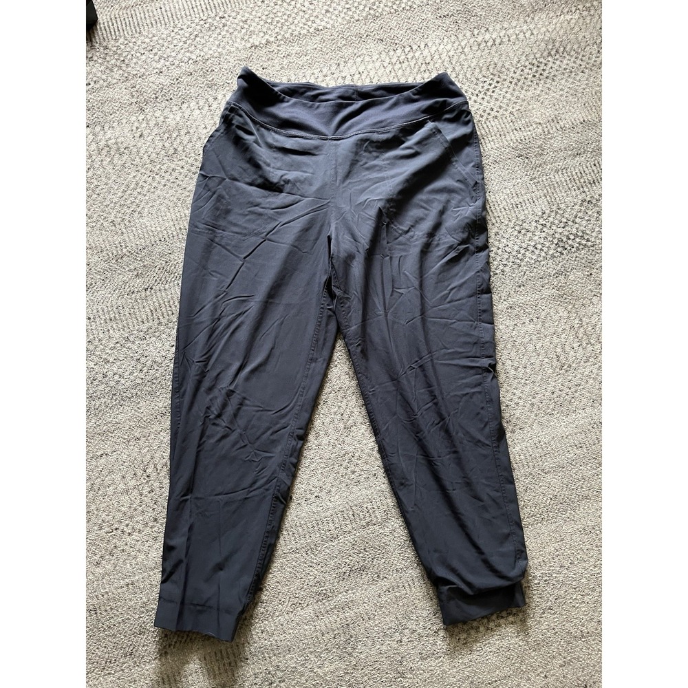 Patagonia Women's Happy Hike Studio Jogger Style Pants Dark Blue Large